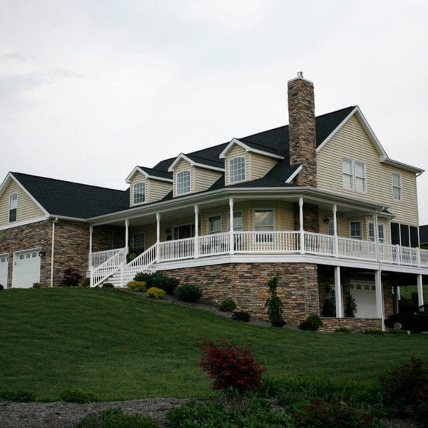 Custom Home built by Venture Builders in Harrisonburg, Virginia.