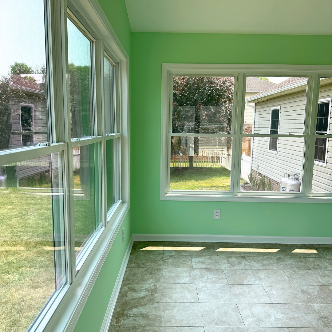 interior of sun room